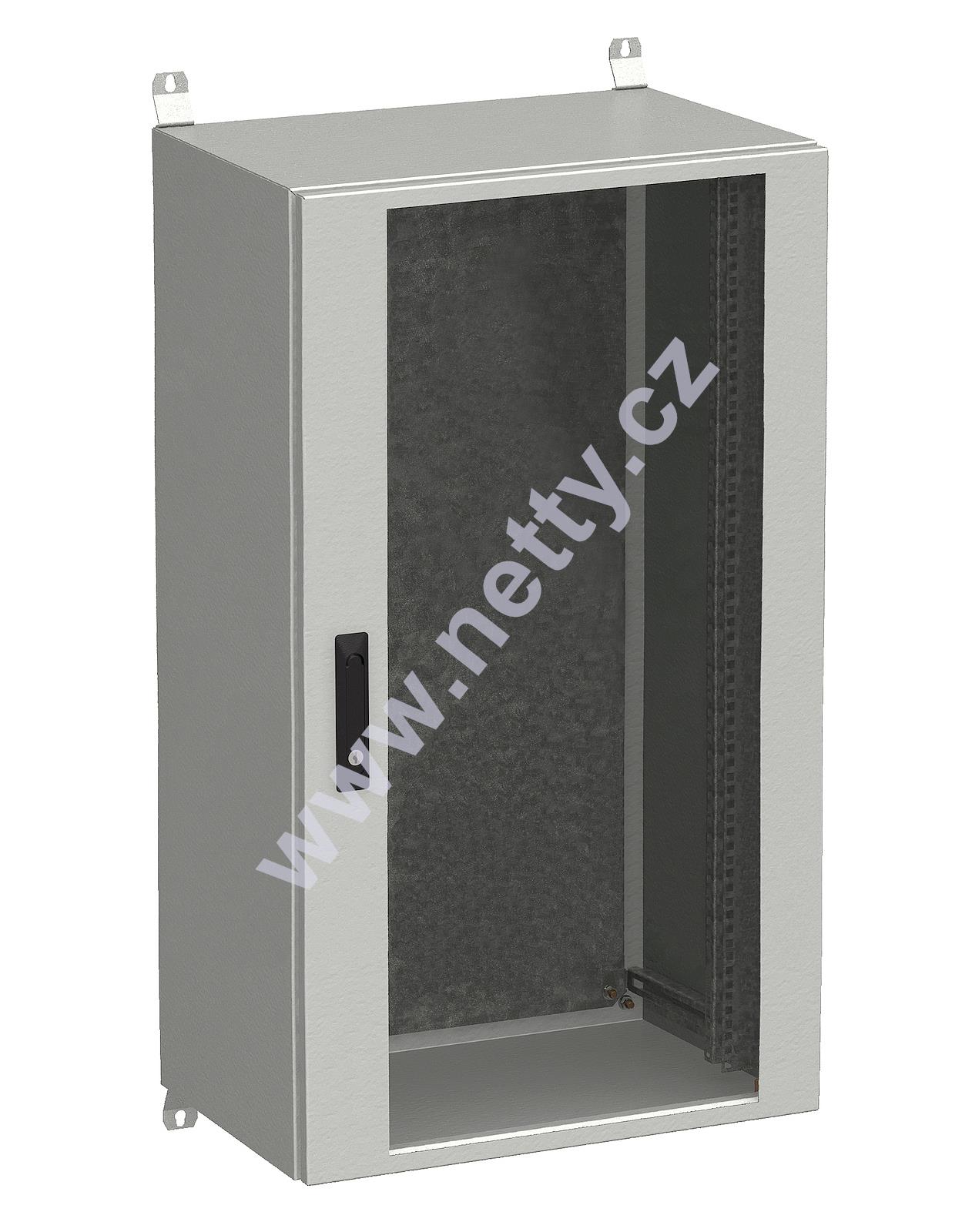 Rozvadeč nástěnný venkovní LC-20 21U 600x300 prosklené dveře 3 bodový zámek