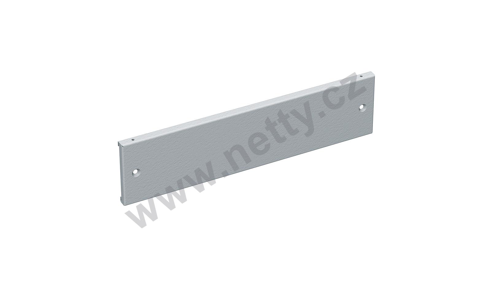 Panel podstavce plný, 600 mm, výška 100 mm, RAL7035