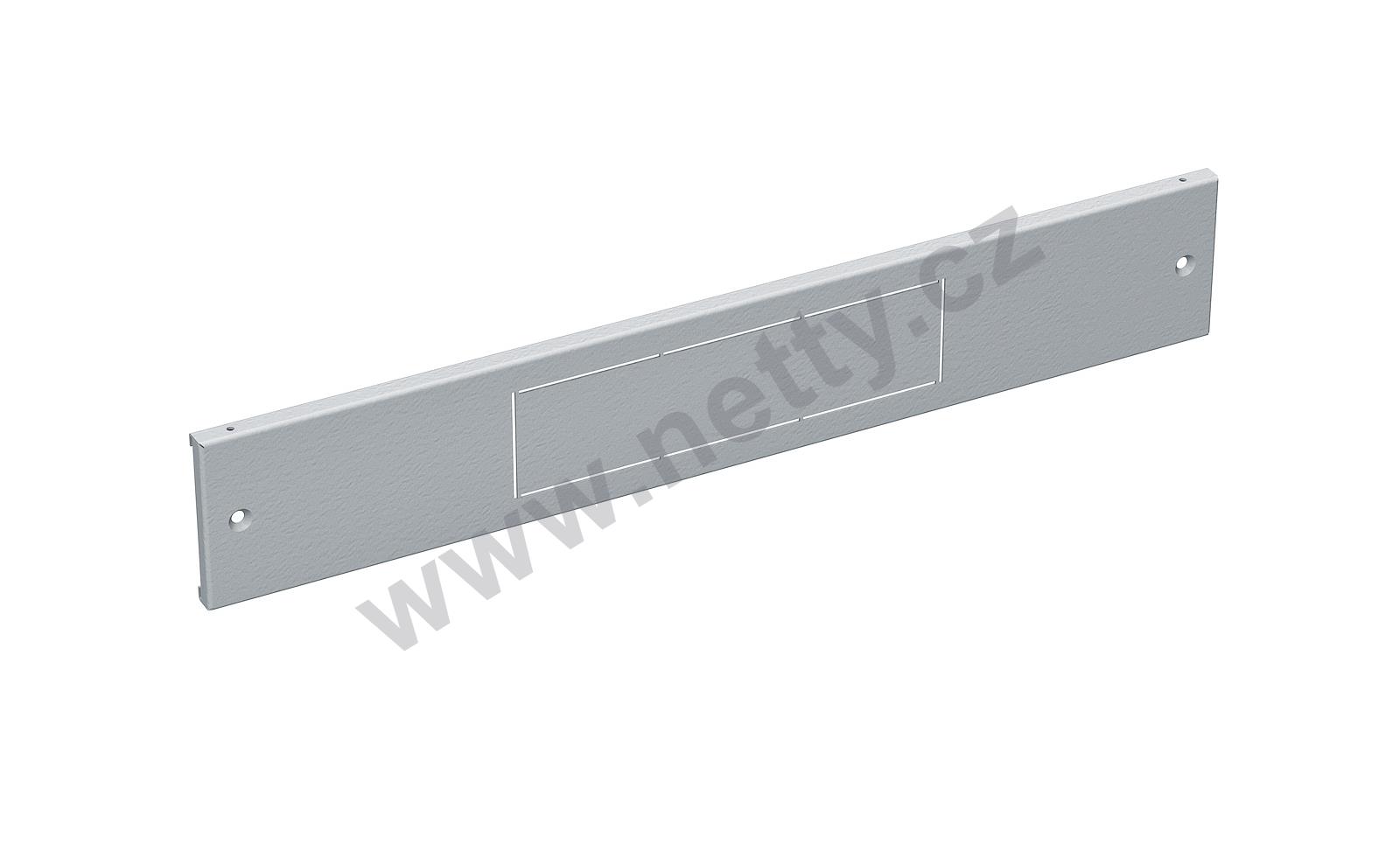 Panel podstavce s otvorem, 800 mm, výška 100 mm, RAL7035