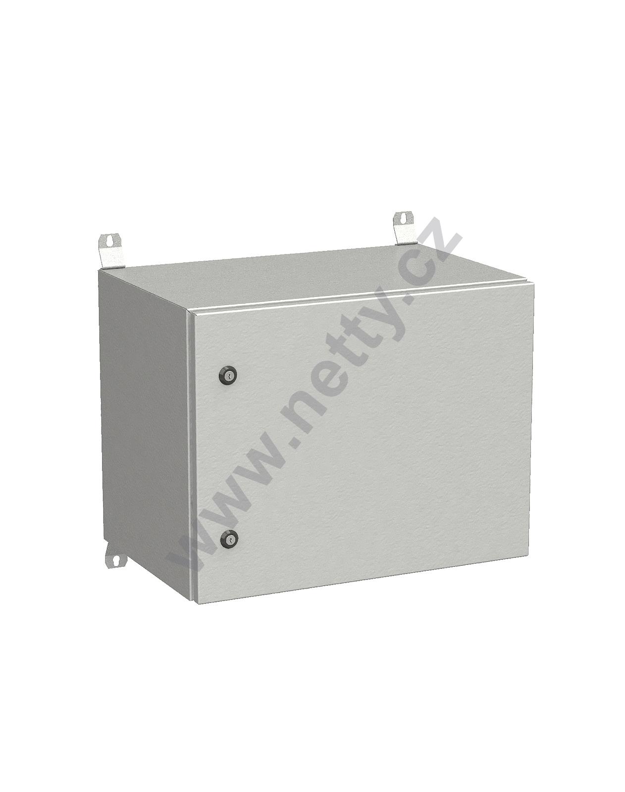 Rozvadeč nástěnný venkovní LC-20 12U 600x500 plechové dveře 2x1bodový zámek