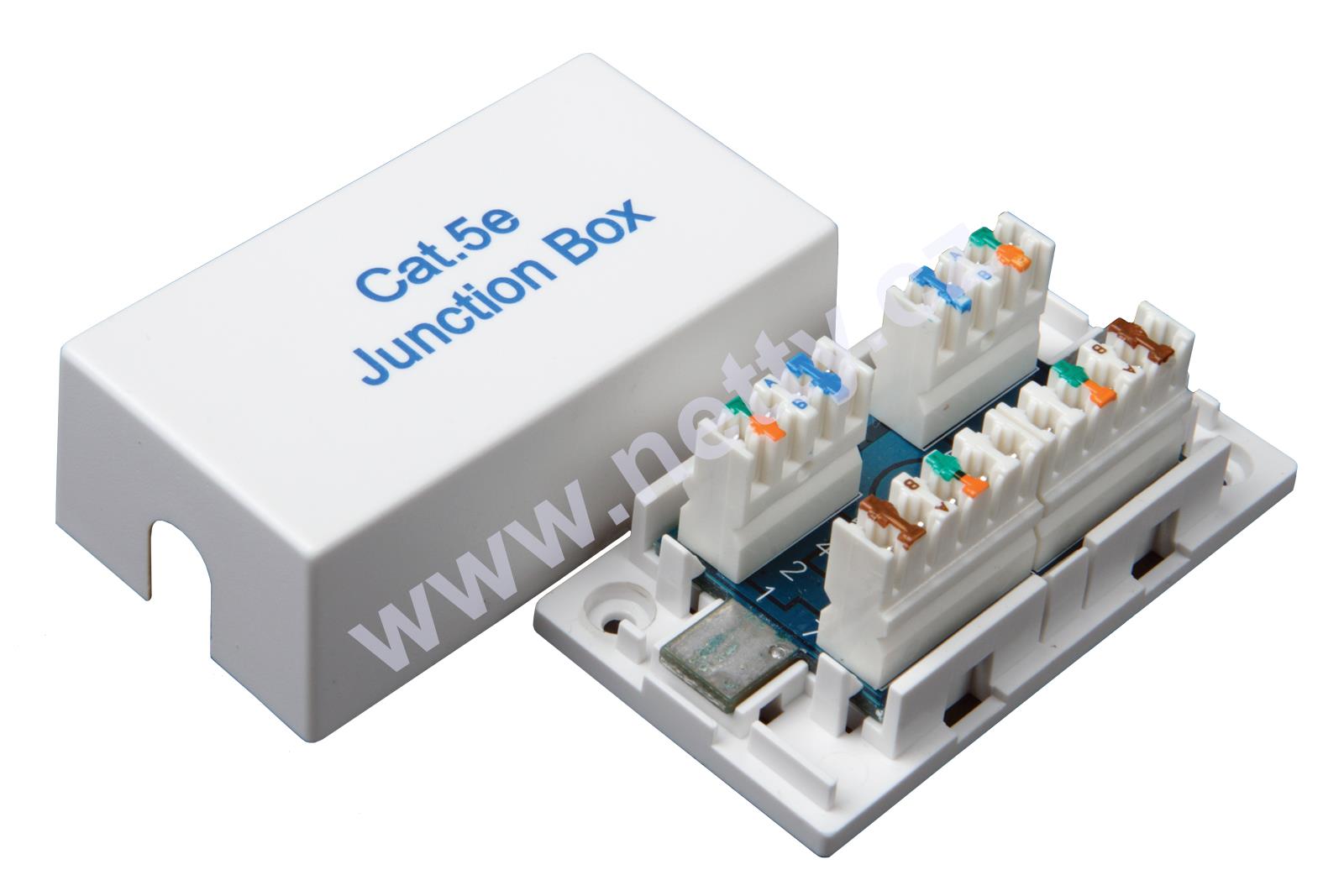 Spojovací box CAT5E UTP 8p8c LSA+/Krone