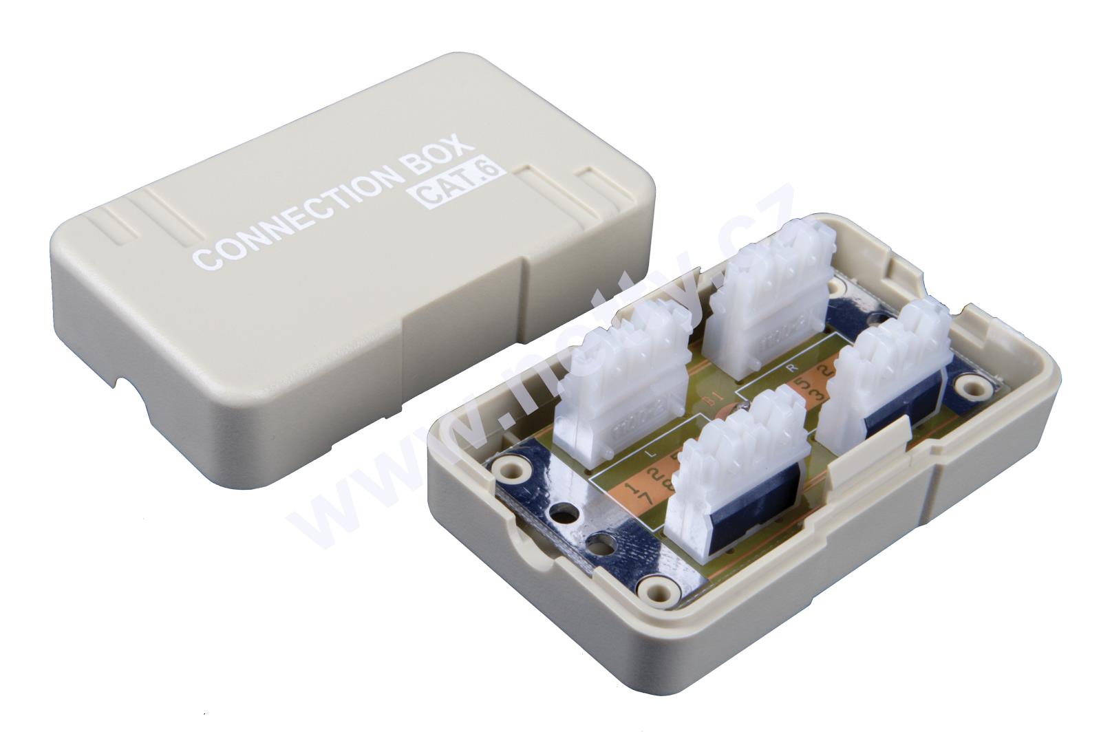 Spojovací box CAT6 UTP 8p8c LSA+/Krone