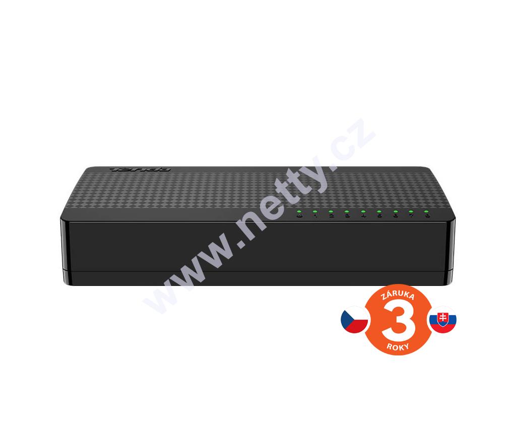 Tenda SG108M 8portový Gigabit Ethernet Switch, 10/100/1000Mbps, plast, desktop