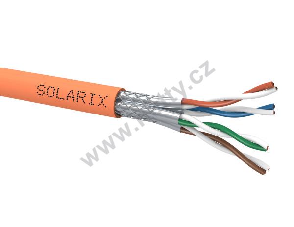 Instalační kabel Solarix CAT7A SSTP LSOHFR B2ca s1 d1 a1 1200MHz 500m/cívka