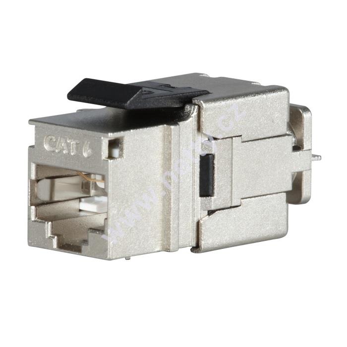 Keystone SOLARIX CAT6 STP RJ45 černý pro kleště SXKJ-NA-BU