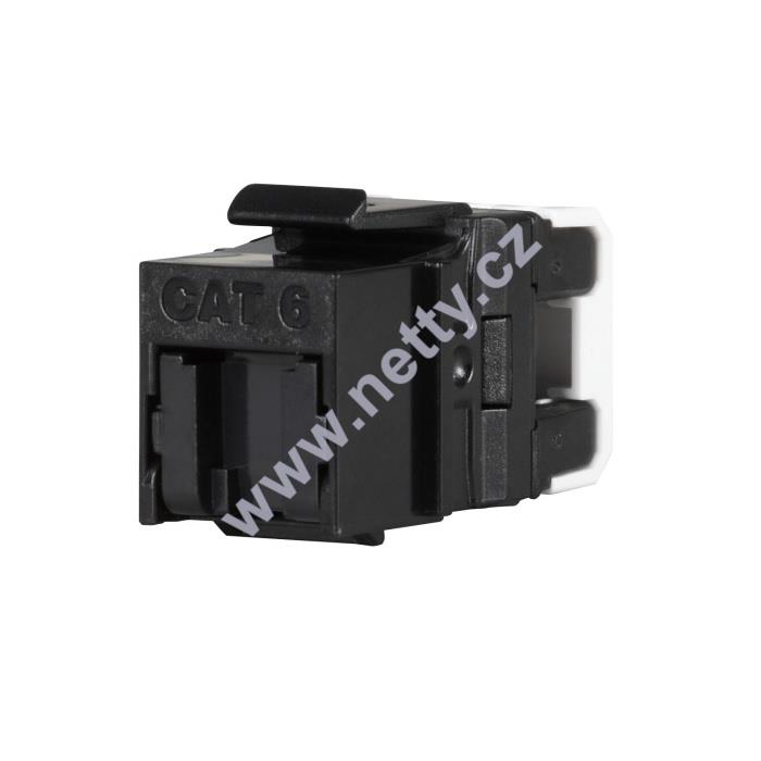 Keystone SOLARIX CAT6 UTP RJ45 černý pro kleště SXKJ-NA-BU