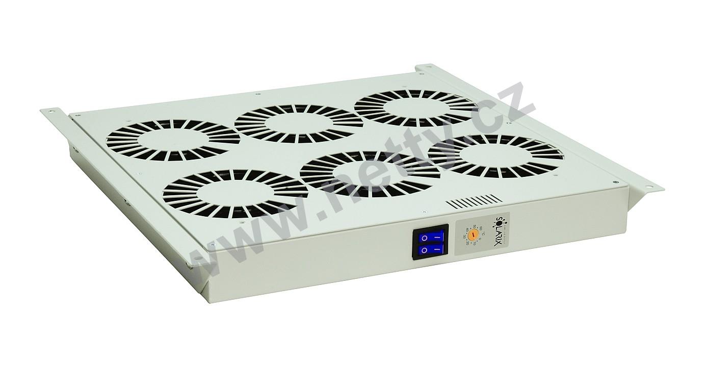 Ventilační jednotka univerzální, 2 ventilátory, se zabudovaným termostatem