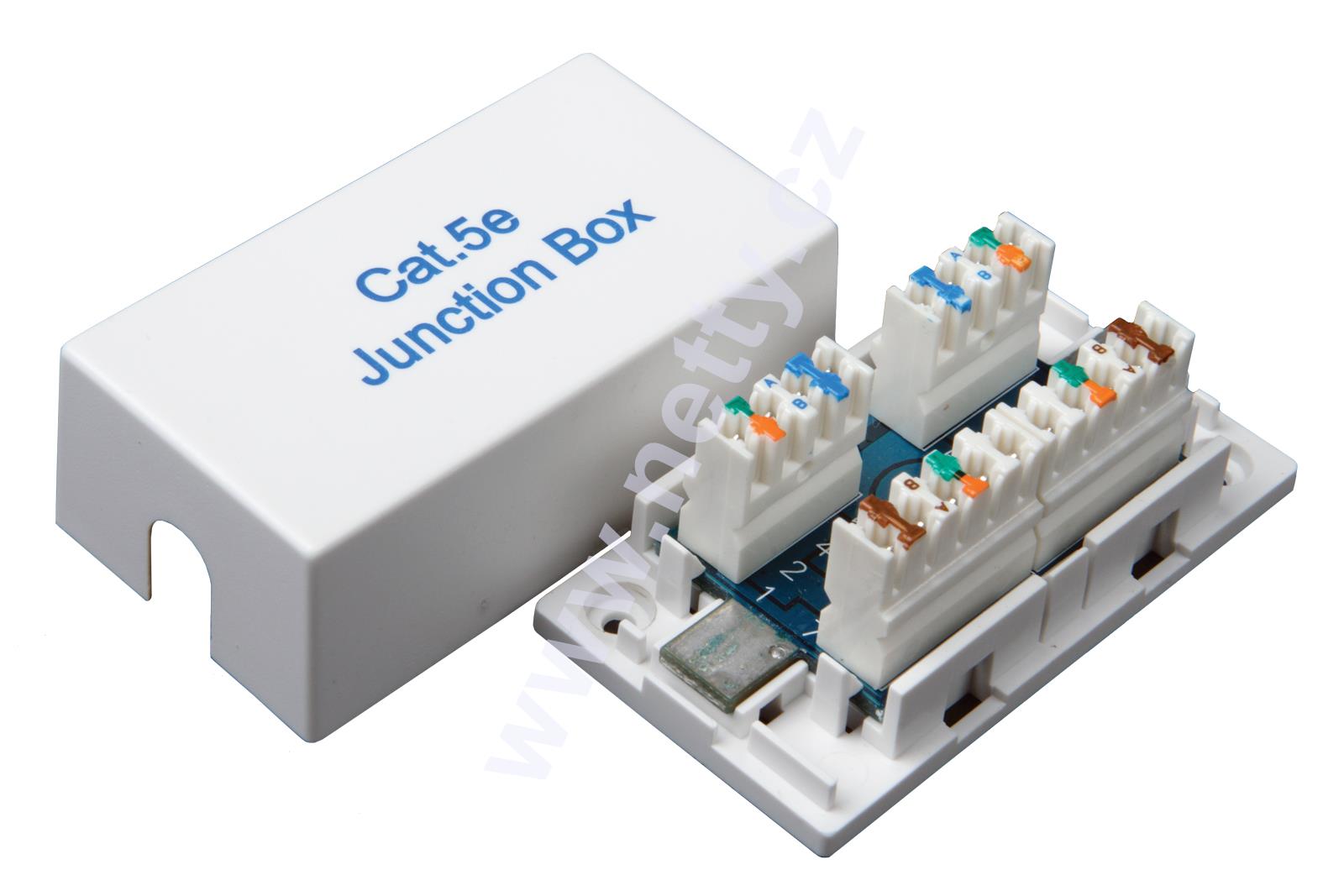 Spojovací box CAT5E UTP 8p8c LSA+/Krone
