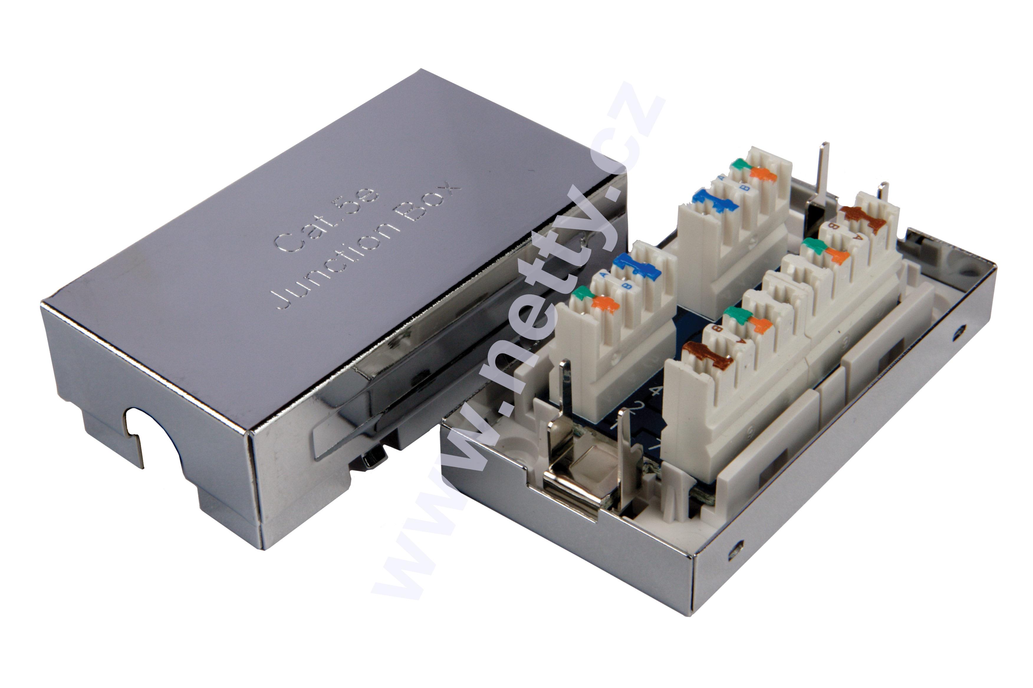 Spojovací box CAT5E STP 8p8c LSA+/Krone