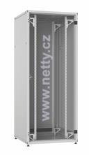 Rozvaděč LC-50 42U, 800x800, RAL 7035, skleněné dveře, rozebíratelný