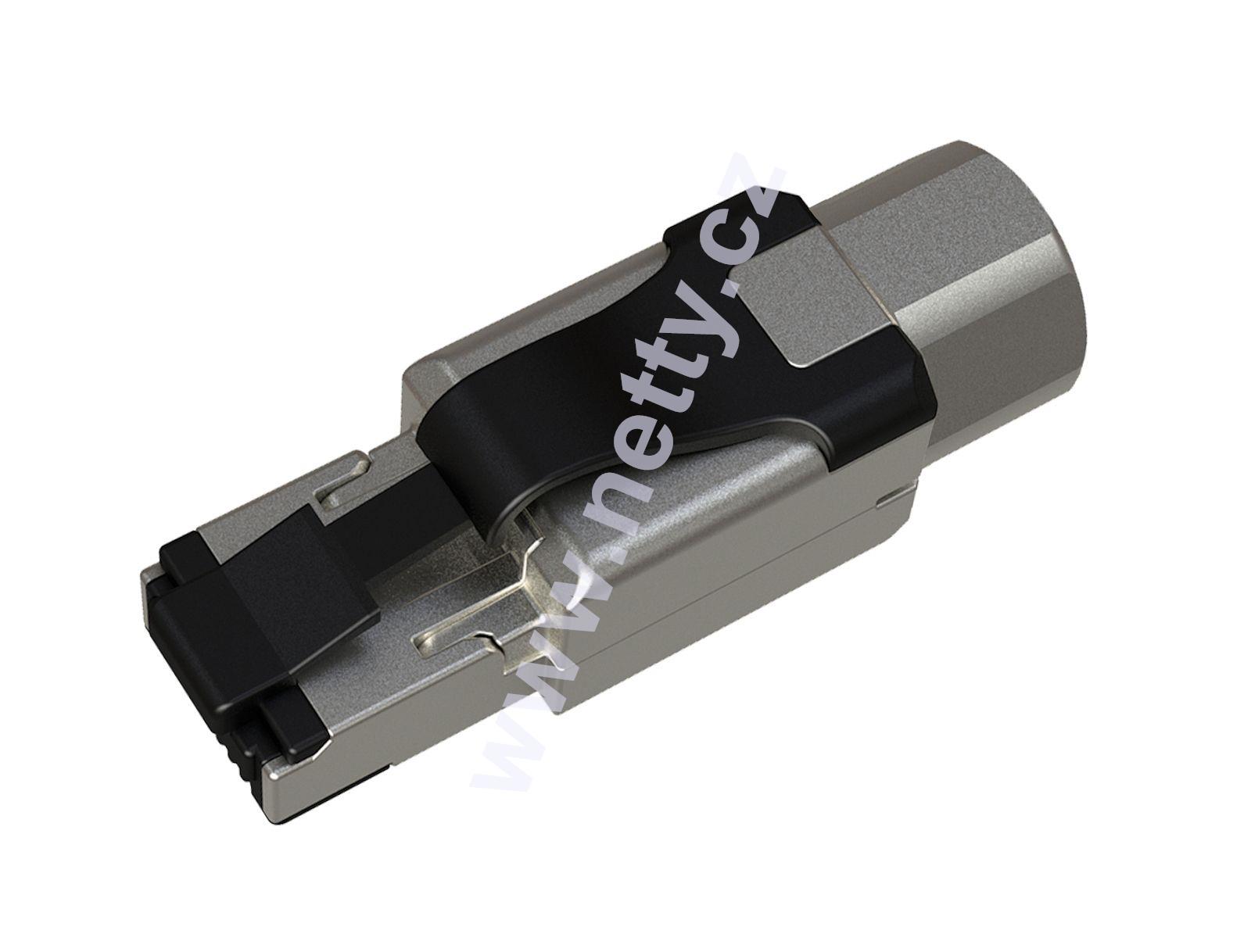 Konektor MPTL RJ45 CAT6A STP samořezný (drát i lanko)