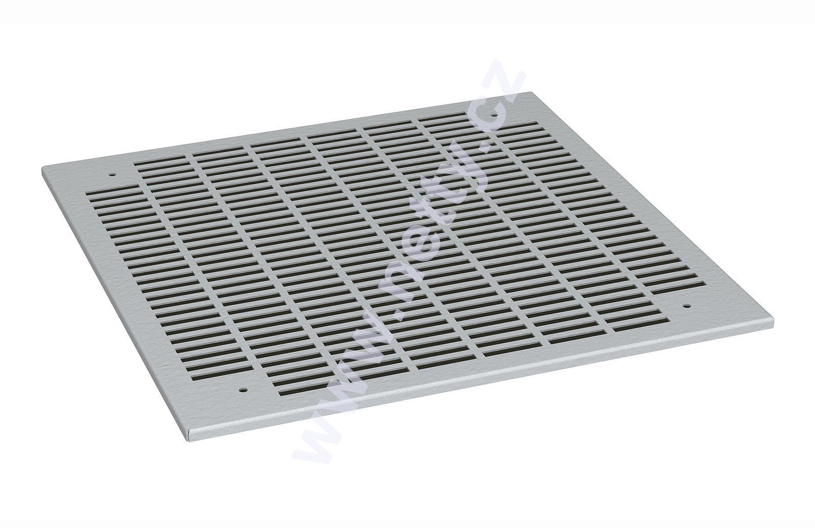 Filtrační mřížka RAL7035 s filtrační vložkou pro vent. jednotky VJ-Rx, šedá RAL 7035